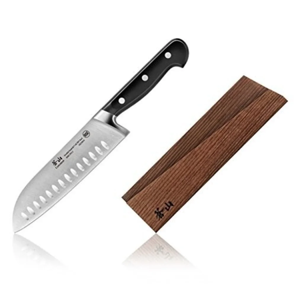 Cangshan TS Series 1020687 Swedish Sandvik 14C28N Steel Forged 7-Inch Knife